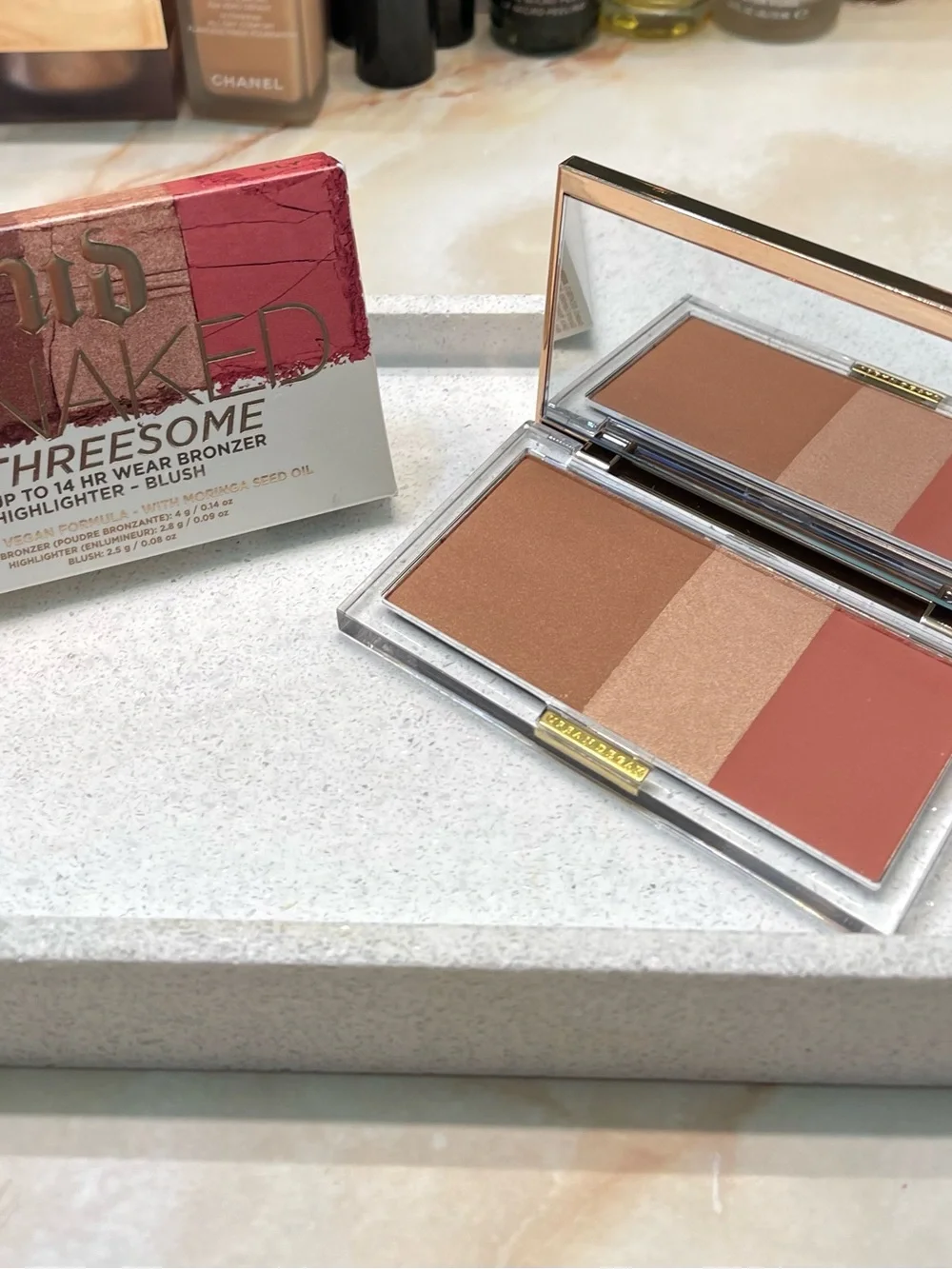 Urban Decay ~ ‘FLY’ Stay N@ked Threes@me ~ Bronzer, Highlighter, Blush Full Size - Picture 10 of 16